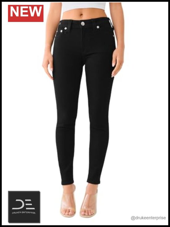 Denim - Mid Rise Curvy Skinny Jeans Stretch Denim